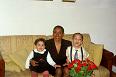 Mami con Luca y Lais-Marie